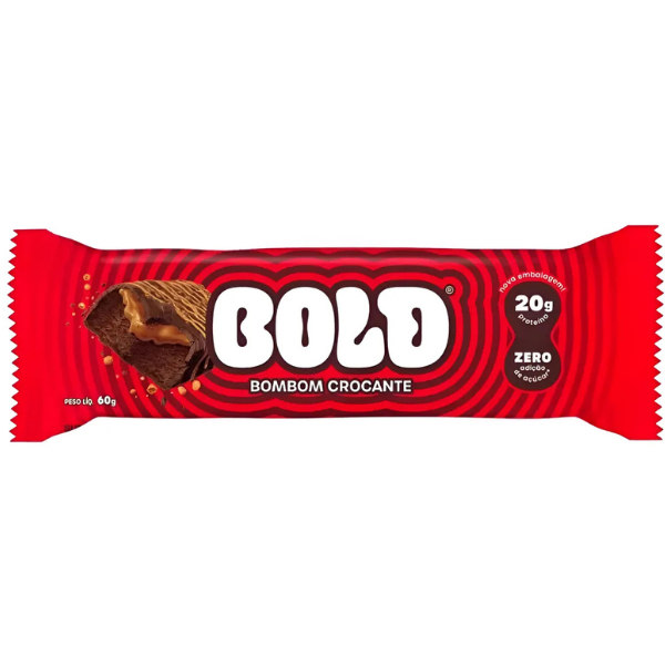 BOLD BAR BOMBOM CROCANTE (60g) BOLD SNACKS