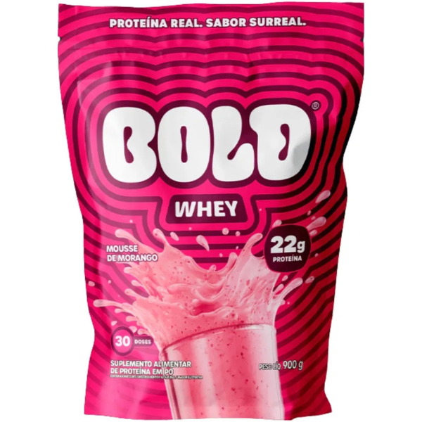 BOLD WHEY MOUSSE DE MORANGO (900G) BOLD SNACKS