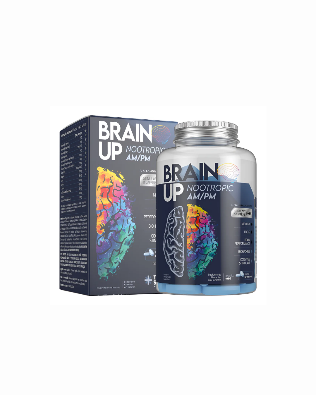 Brain Up Am/pm True Source Nootrópico Coq10 Magnésio B6 B12