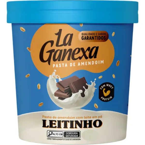 PASTA DE AMENDOIM SABOR LEITINHO (1KG) LA GANEXA