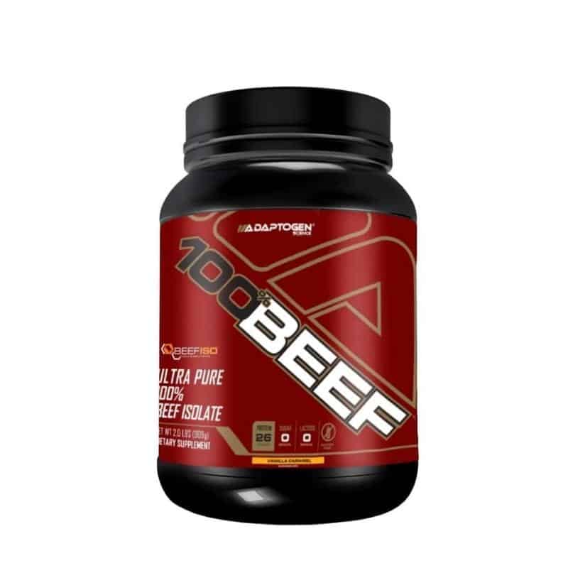 100% Beef Vanilla Caramel 900g | Adaptogen Science