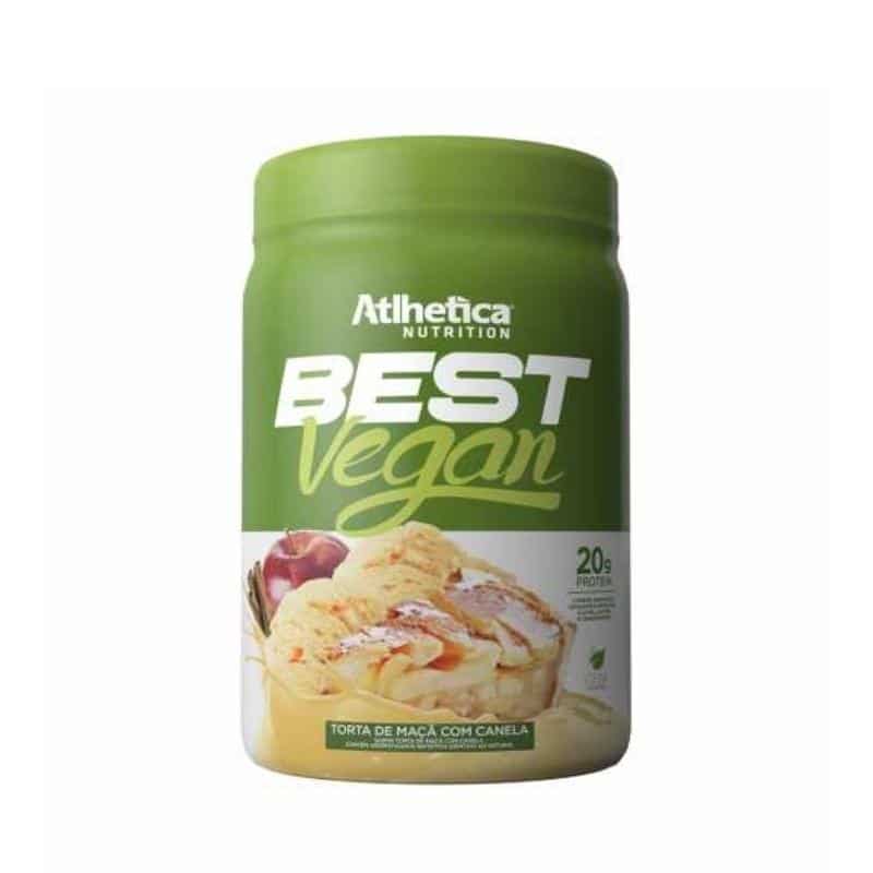 Best Vegan 500g | Proteina Vegana | Sabor Maçã com Canela | Atlhetica Nutrition