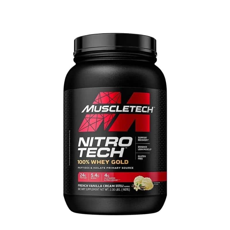 Nitro Tech Whey Protein 1Kg | Sabor Baunilha | Muscletech