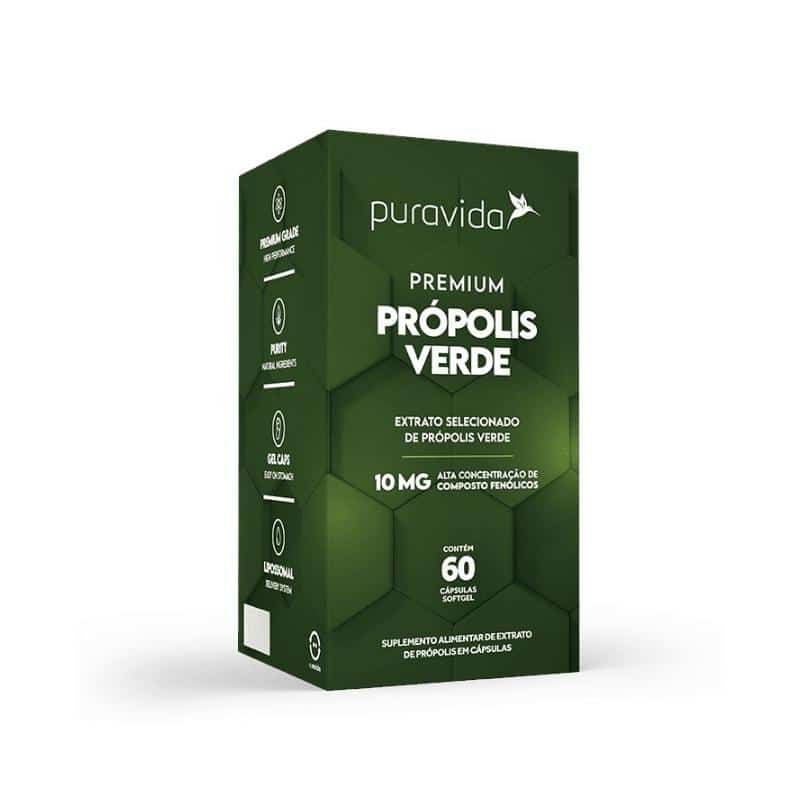 Premium Propolis 10mg | 60 Cápsulas | Pura Vida