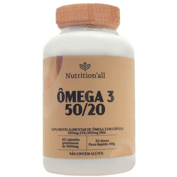Ômega 3 50/20 - Nutrition All (60 cápsulas)