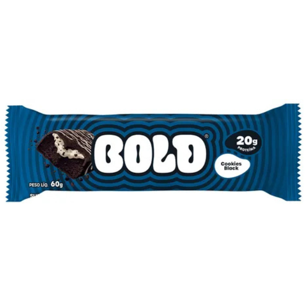 BOLD BAR COOKIES BLACK (60g) BOLD SNACKS