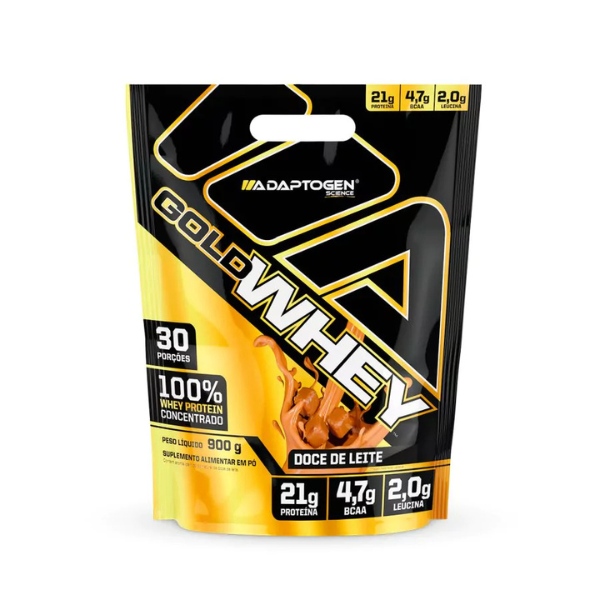 GOLD WHEY DOCE DE LEITE (900G) ADAPTOGEN