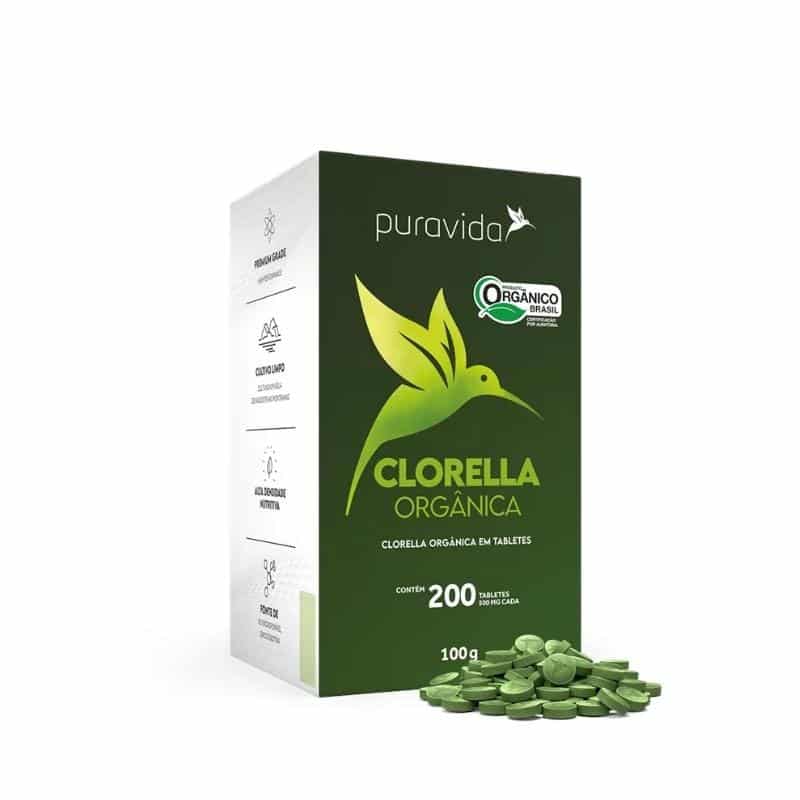 Clorela Premium 500mg | 200 Tabs | Pura Vida