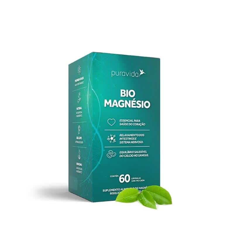 Bio Magnésio 60 Cápsulas | Pura Vida