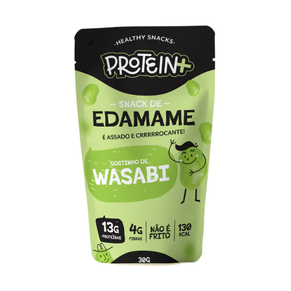 EDAMAME SNACKS WASABI (30G) PROTEIN PLUS