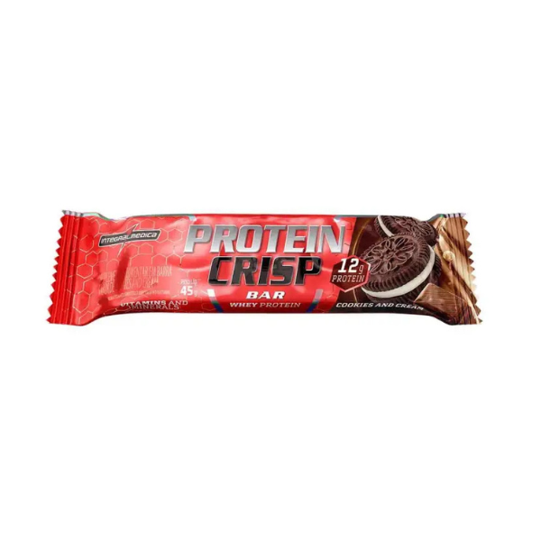PROTEIN CRISP BAR COOKIES AND CREAM (45G) INTEGRAL
