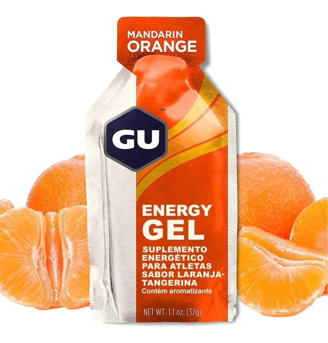 Energy Gel 32g | Sabor Laranja Tangerina | Caixa com 24uni | GU
