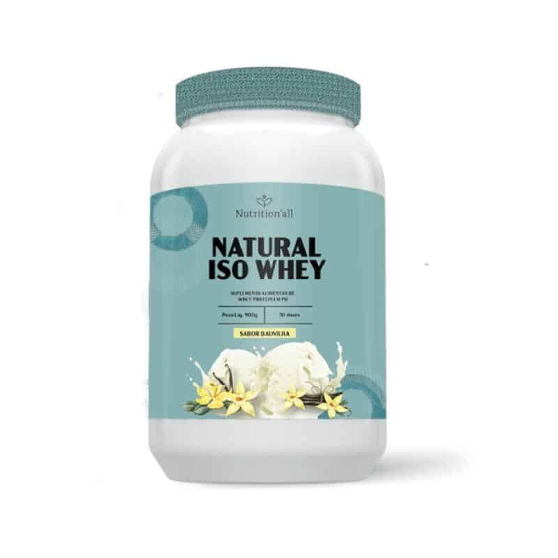 Natural Iso Whey 900g | Sabor Baunilha | Nutrition All