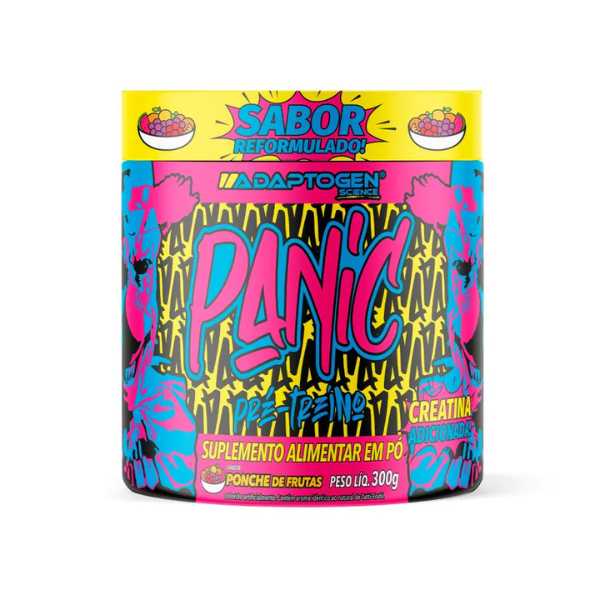 PANIC PRE WORKOUT FRUIT PUNCH (300G) ADAPTOGEN