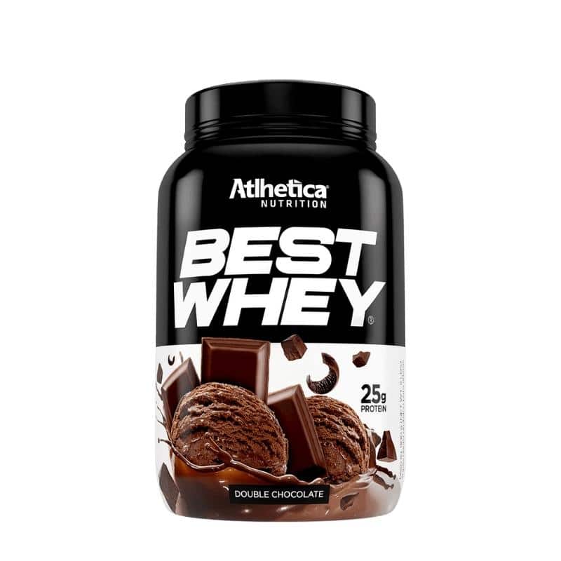 Best Whey 900g | Sabor Double Chocolate | Atlhetica Nutrition