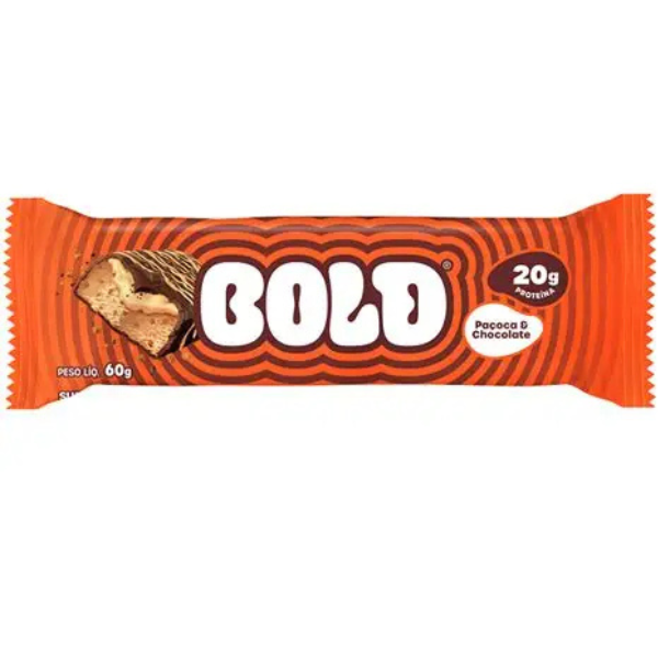 BOLD BAR PAÇOCA E CHOCOLATE (60g) BOLD SNACKS