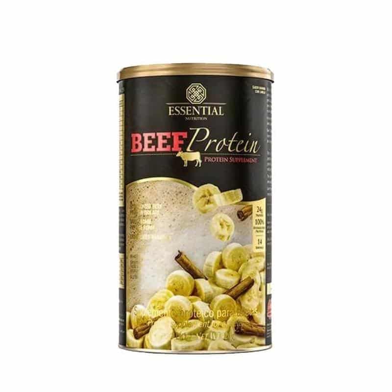 Beef Protein 480g | Sabor Banana e Canela | Essential Nutrition