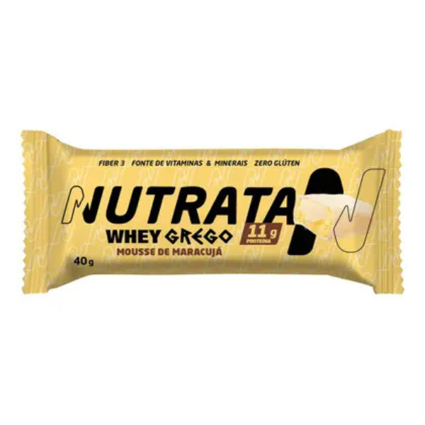 WHEY GREGO BAR MARACUJA (11G) NUTRATA