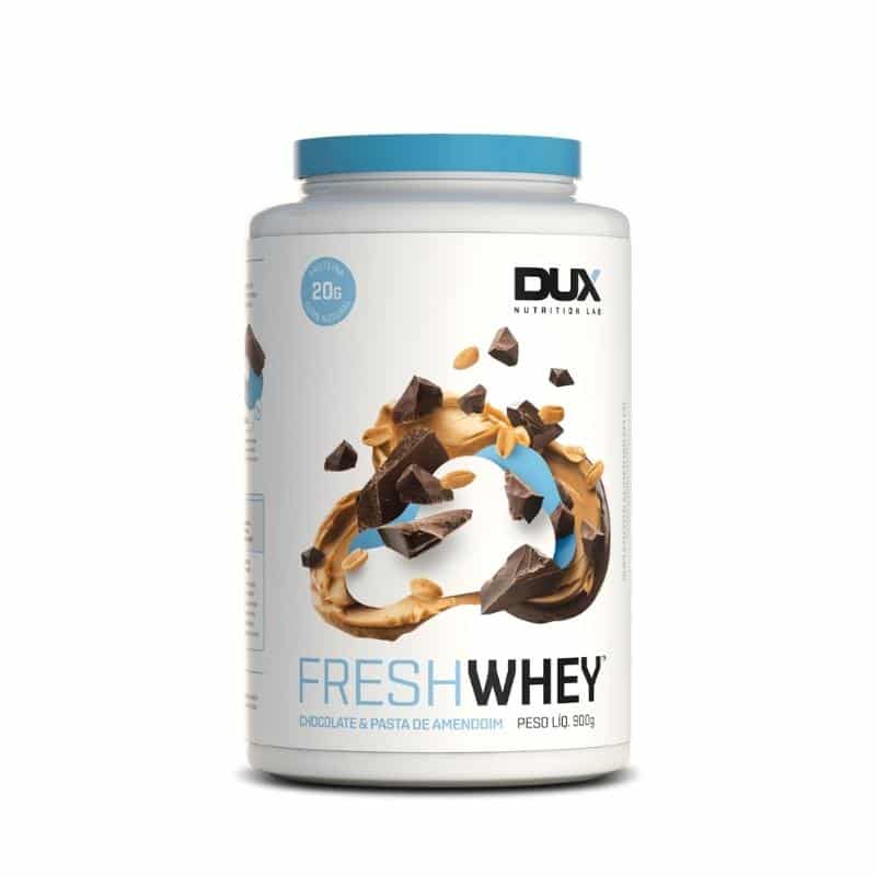 Fresh Whey 900g | Sabor Chocolate com Pasta de Amendoin | Dux Nutrition