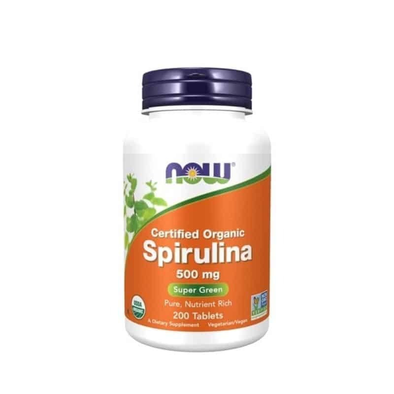Spirulina 500mg | 200 Cápsulas | Now Foods