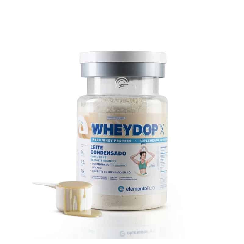 Wheydop 3w 900g | Sabor Leite Condensado | Elemento Puro