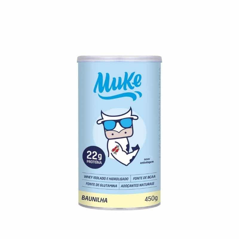 Muke Whey Isolado Hidrolisado 450g | Sabor Baunilha | Mais Mu