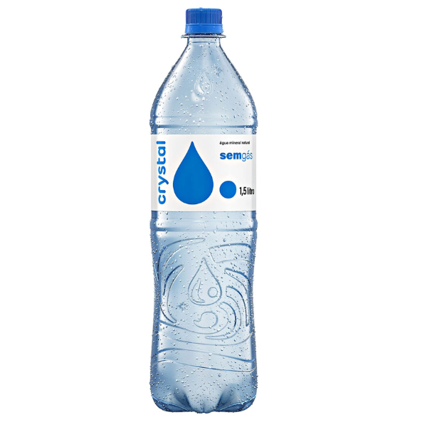 AGUA MINERAL SEM GÁS (1,5L) CRYSTAL