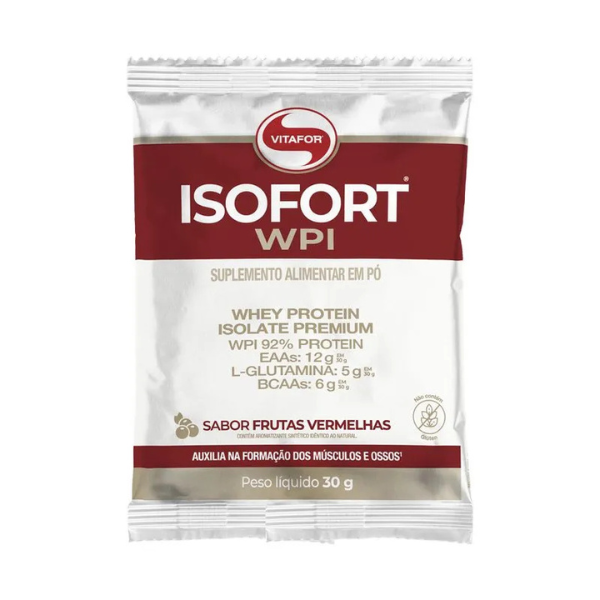 ISOFORT SACHE FRUTAS VERMELHAS (30G) VITAFOR