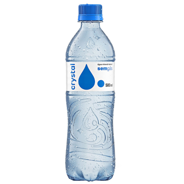 AGUA MINERAL SEM GAS (500ML) CRYSTAL