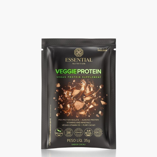 VEGGIE PROTEIN SACHE CACAU (35G) ESSENTIAL