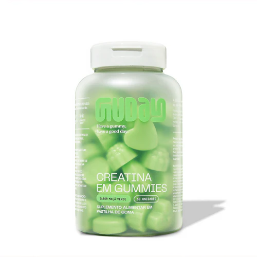 CREATINA EM GUMMIES MAÇA VERDE (60 UN) GUDAY