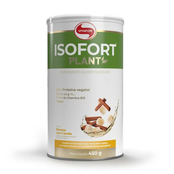 ISOFORT PLANT BANANA COM CANELA (450G) VITAFOR