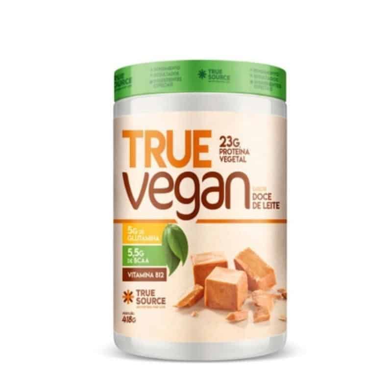 True Vegan 418g | Proteina Vegana | Sabor Doce de Leite | True Source