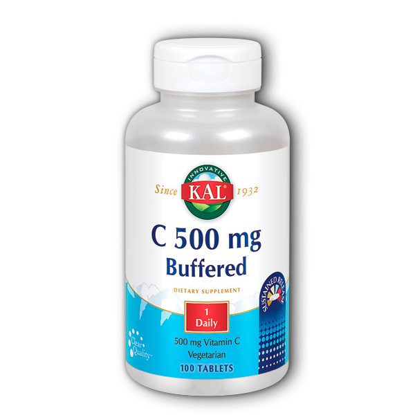 Vitamina C 500 mg Buffered | 100 tablets | Kal