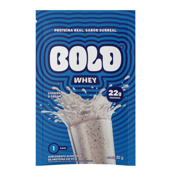 BOLD WHEY COOKIES E CREAM (30G) BOLD SNACKS