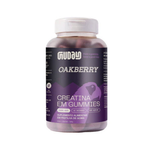 CREATINA EM GUMMIES OAKBERRY (60 UN) GUDAY