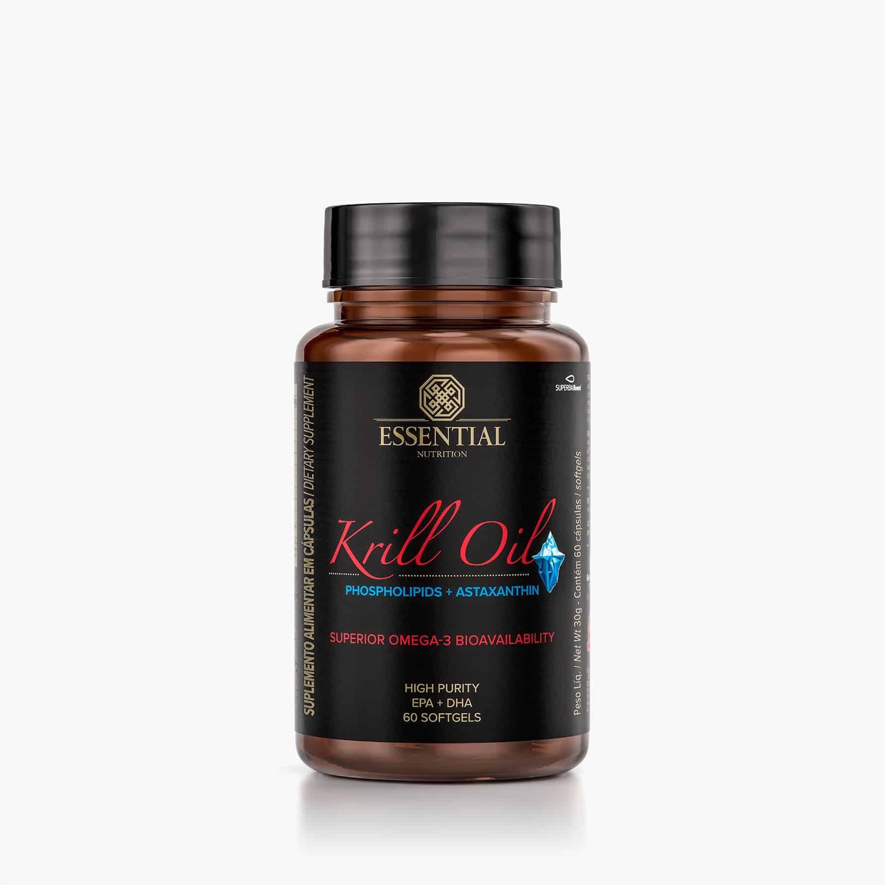 Krill Oil 500mg - Essential Nutrition (60 cápsulas)