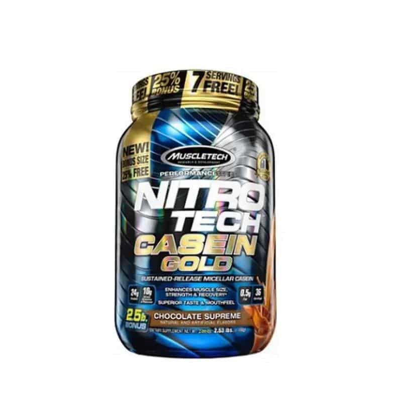 Nitro Tech Casein Gold 1,13kg | Sabor Chocolate | Muscletech