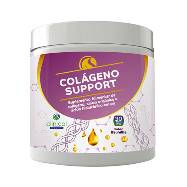 COLÁGENO SUPPORT BAUNILHA (300G) CLINICAL SUPPORT