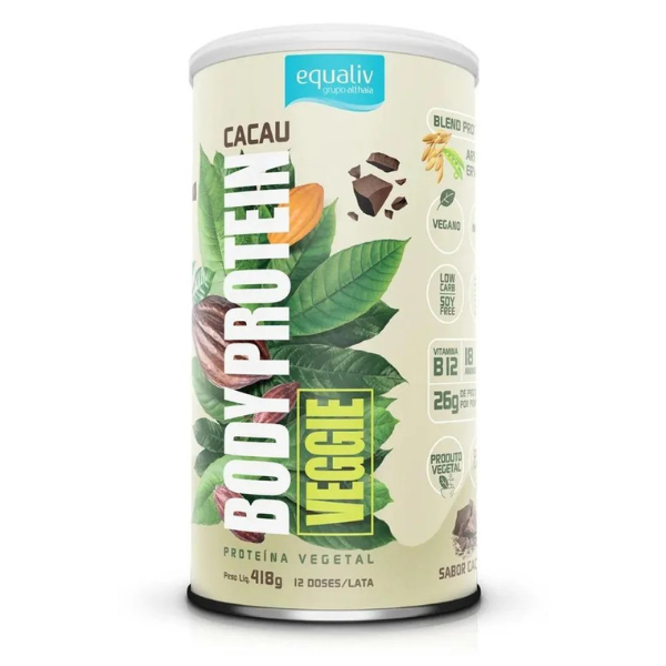 BODY PROTEIN VEGGIE CACAU (418G) EQUALIV