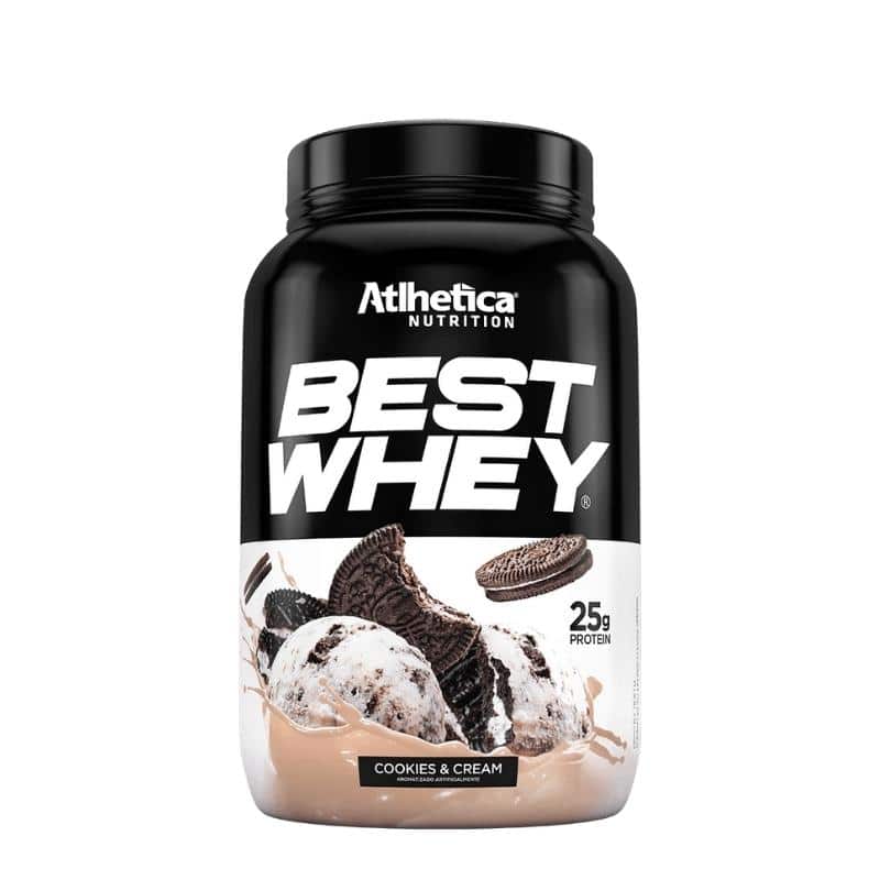 Best Whey 900g | Sabor Double Cookies | Atlhetica Nutrition