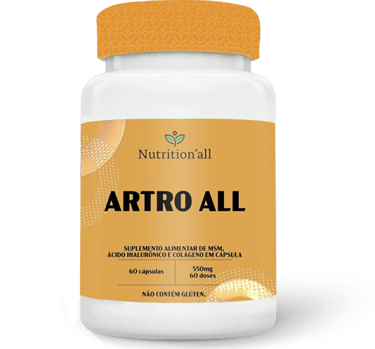 Artro All 650mg | 60 Cápsulas | Nutrition all