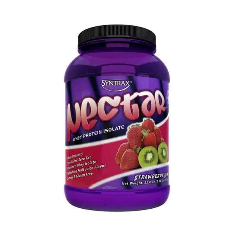 Nectar Whey Protein Isolate 900g | Sabor Morango Kiwi | Syntrax