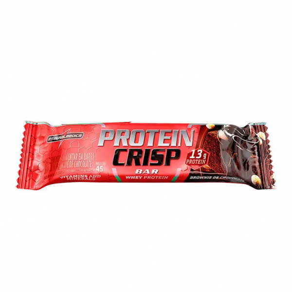 PROTEIN CRISP BAR BROWNIE DE CHOCOLATE (45G) INTEGRAL MEDICA