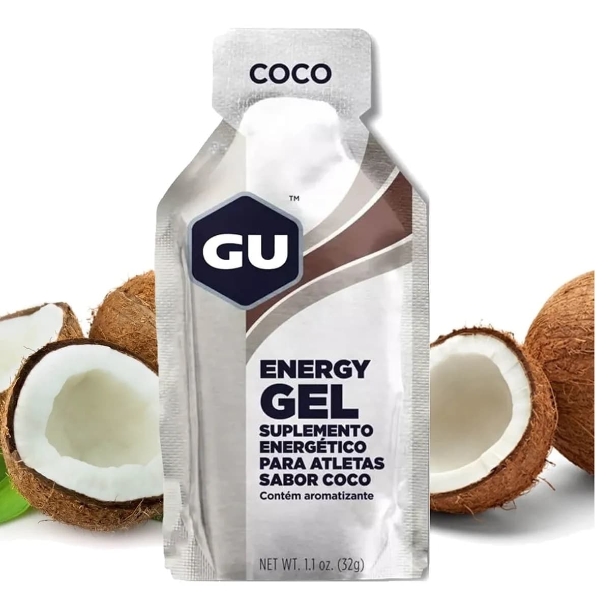 Energy Gel 32g | Sabor Coco | Caixa com 24uni | GU
