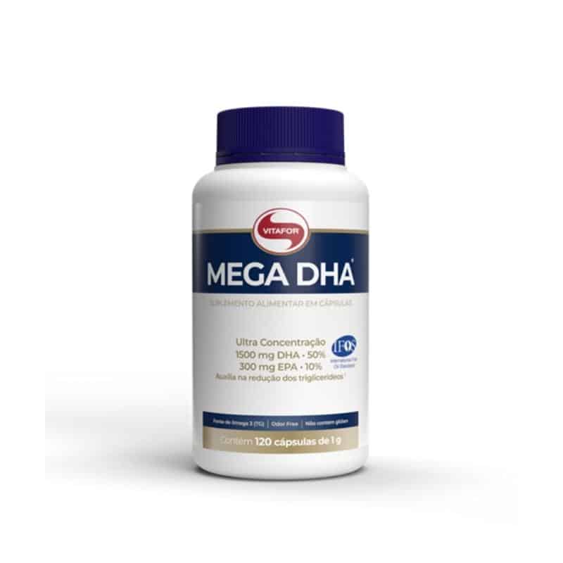 Mega DHA 1500mg DHA 300mg EPA | 120 Cápsulas | Vitafor