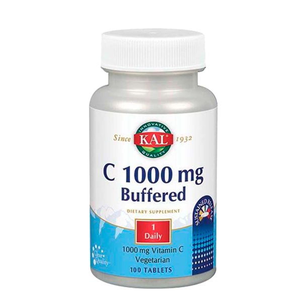 Vitamina C 1000 Mg Buffered | 100tablets | Kal