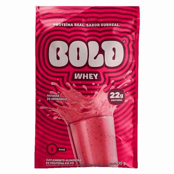 BOLD WHEY MOUSSE DE MORANGO (30G) BOLD SNACKS