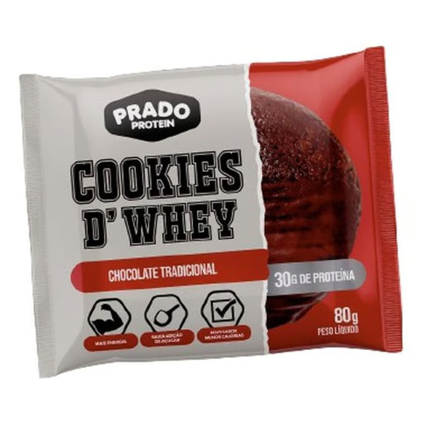 COOKIES D'WHEY CHOCOLATE (80G) PRADO PROTEIN