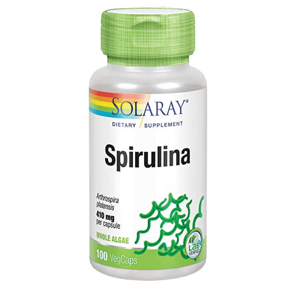 Spirulina 410mg | 100 Cápsulas | Solaray